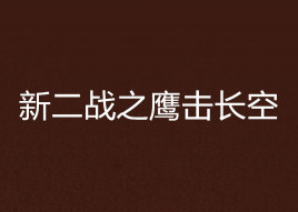 新二战之鹰击长空